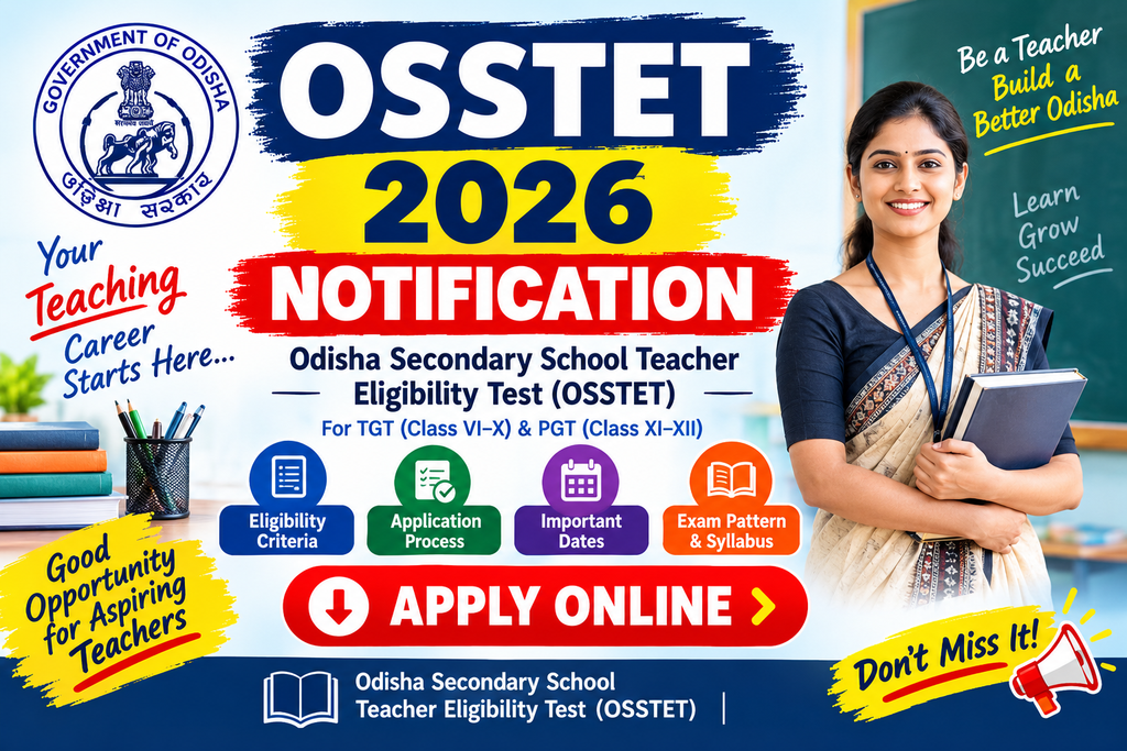 OSSTET 2026 Notification